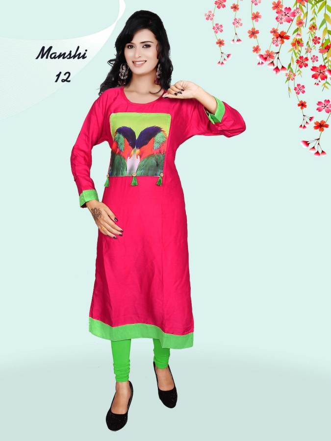 M-Manshi Vol-1 Daily Casual Wear Rayon Kurtis Collection
